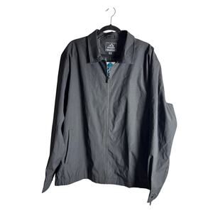 outdoor jacket NWT Men's Black Polyester Jacket Size 2XL